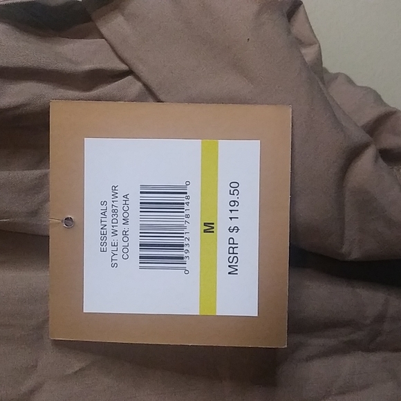 Coat-like dress, mocha colored, size M, Ellen Tracy - Picture 4 of 5